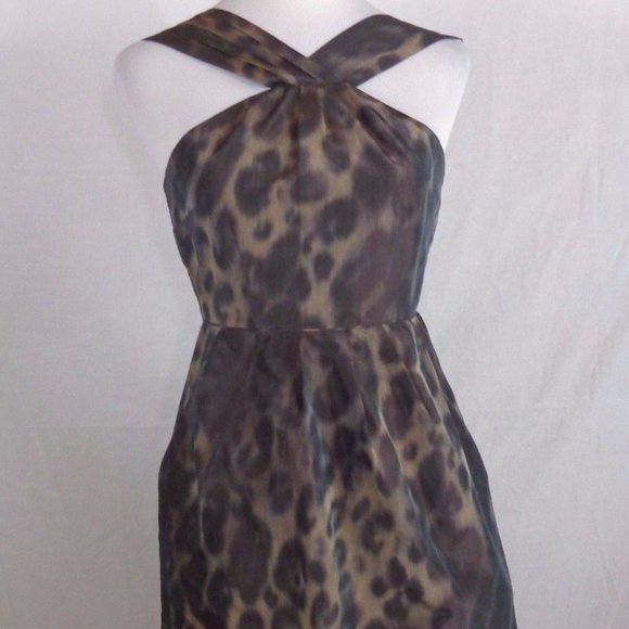 Banana Republic Dresses & Skirts - BANANA REPUBLIC Animal Print Hologram Dress SZ 0